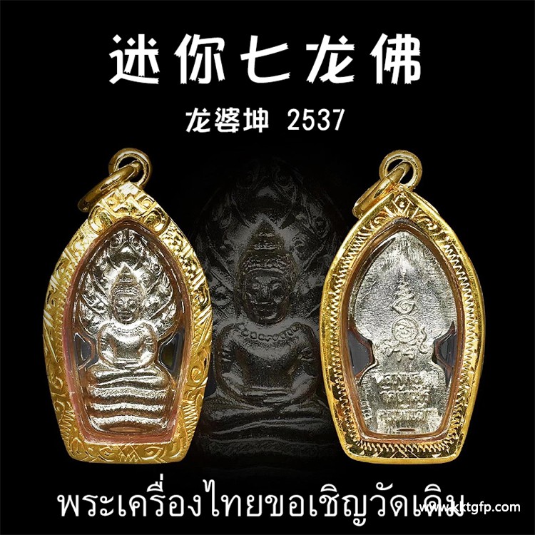 龙婆坤 2537年迷你七龙佛 泰国佛牌 龙婆坤 2537年迷你七龙佛 泰国佛牌 1.jpg